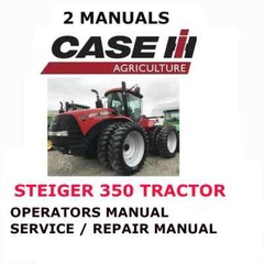 CASE IH STEIGER 350 TRACTOR MANUAL OPERATORS REPAIR SHOP SERVICE PDF