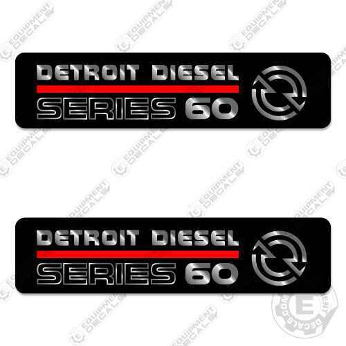 Fits Detroit Diesel Series 60 Decal Kit – Engine Replacement Decals – 3M VINYL!