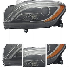 Xenon LED Headlight Left Driver Side for W166 ML350 ML250 ML500 ML63 2013-2015