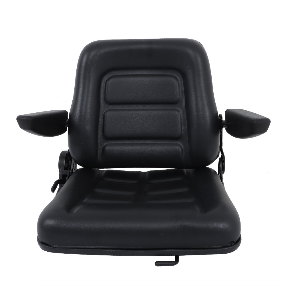 Trenchers Garden Lawn Mower Seat Forklift Seat with Adjustable Backrest Armrest