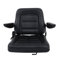 Trenchers Garden Lawn Mower Seat Forklift Seat with Adjustable Backrest Armrest