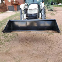 Titan Attachments 72″ Skid Steer Dirt Bucket V2, 1/8″ Thick Structural Steel