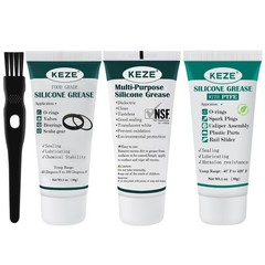 KEZE Food Grade Silicone Grease for Plumber Faucet O Rings Lubricant 1 oz…