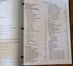 Krause 5600HR Series 5620 &5625 Field Cultivator Parts & Assembly Manual 1998