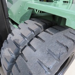 Clark C500 Y300D 30,000 LB Diesel Forklift 204″ H 2-Stage 96″ Forks Solid Tires