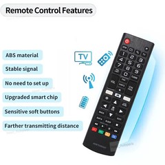 Replacement Remote Control For LG TV LCD LED HDTV Smart 4K UHD HD AKB75095307