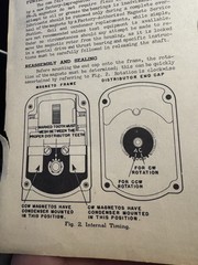 Allis-Chalmers Fm Magneto FMJ4A FMJ4B Parts Field Service Adjustment Manual