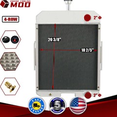4-ROW 70MM RADIATOR FIT CASE/IH-FARMALL 70,666,686,706,756 0EM#396352R91 65427C1