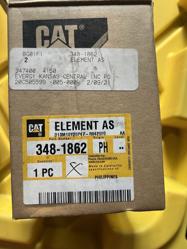 Genuine CAT 348-1862 Hydraulic Filter (NOS)