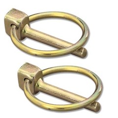10 Pack of Tractor Implement Lynch Pins with Ring 7/16″ x 1-3/4 Inch 873-2703