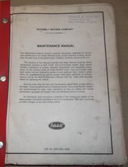 1979-1988 PETERBILT 359 362 310 TRUCK MAINTENANCE REPAIR SHOP SERVICE MANUAL