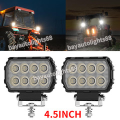 2x LED Tractor Work Lights 12v led Flood Light pods fit Truck, Waterproof 4inch