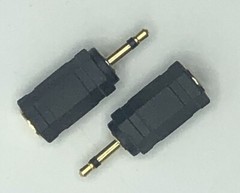 2.5mm Mono Plug to 3.5mm Mono Jack Adapter (7121). Gold Plated LOT of 3.