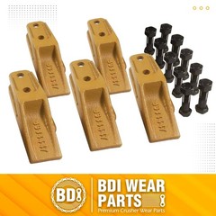 10 Pack 6684447 Skid Steer Bucket Unitooth Trenching Bucket Teeth w/ Bolts &Nuts