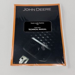 John Deere 110 Tractor Backhoe Loader Technical Service Repair Manual – TM1987