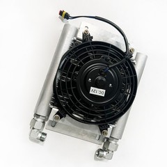 Radiator Plus Hydraulic Oil Cooler Fan For H12/QH12 Mini Excavator Attachment US