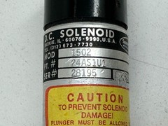 Synchro-Start Mod 1502 Part 24AS1U1 Original DC Shutoff Solenoid