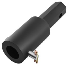 Auger Adapter 2 inch to Hex Conversion for Skid Steer Loader Tractor Steel