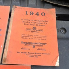 Lot 1939 1940 1941 Timken Roller Bearing Parts Catalog Car Truck Bus Originals