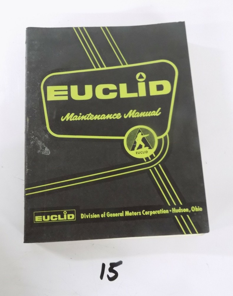 GM Euclid V-71 Diesel MODELS Shop Service Maintenance Manual 2/64