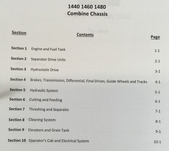 International 1440 1460 1480 Combine Service Manual Set Repair Shop Book