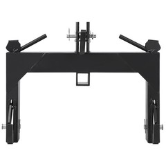 3000LBS Steel 3 Point Quick Hitch W/ 2″ Receiver Hitch For Cat 1 & 2 Tractors
