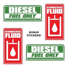 Decal Kit for JLG 450AJ Sky Power Boom 450 Lift + Control & Warning Stickers USA