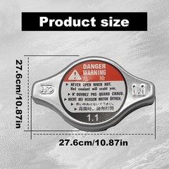 Radiator Cap Cover 19045-PAA-A01 19045PAAA01 Compatible With Honda Civic,