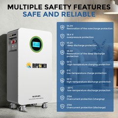 16.07kWh 48V 314Ah LiFePO4 Lithium Battery For Home Solar Energy Storage PV