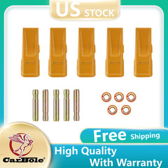 5X J200 Style Backhoe Bucket Dirt Teeth 1U3202 Attachment For Excavator New