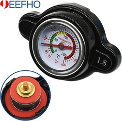High Pressure Radiator Cap with Temperature Gauge Radiator Cap Fit for Off-Road