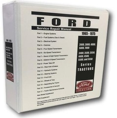 4500 Ford Tractor Technical Service Shop Repair Manual HUGE 948pgs COLOR charts
