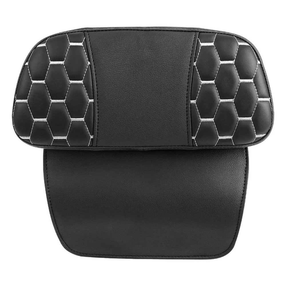 Chopped Tour Trunk Backrest Pad Sissy Bar Harley Touring 14-23 Black Stitching