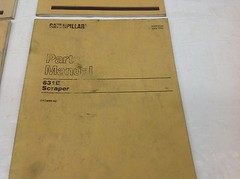(4) CAT Caterpillar 631E Scraper 6PC669-Up Parts Manual June 1992