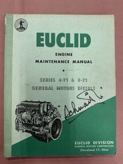 1954 Euclid Engine Maintenance Manual Series 4-71 and 6-71 General Motors Diesel