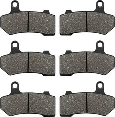 Front and Rear Brake Pads for Harley Road Glide 2008-2021, FLHX Street Glide 200