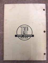 I&T SHOP SERVICE MANUAL NO. C-32 JI CASE TRACTOR MODEL 1270 1370 1570 repair