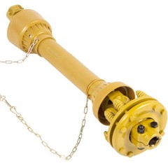VEVOR PTO Shaft PTO Drive Shaft 1-3/8″x6 Spline w/Slip Clutch Yellow T4 31.5-41″
