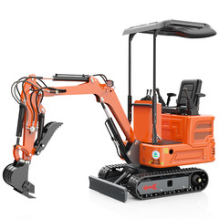 mini excavator1ton, 13.5 hp, hydraulic grab | Pilot control/B&S engine, EPA