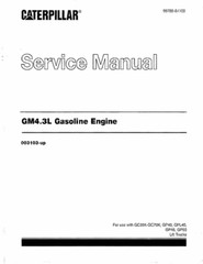 Caterpillar GM4.3L Gasoline Engine Service Manual 99789-84100