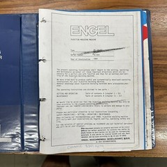 Engel INJECTION MOLDING MACHINE ES330/65 SETTING Operating MAINTENANCE Manual