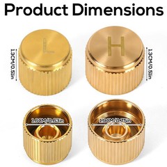2pcs Car AC Valve Caps R134a System Brass Low Pressure Leak Proof Covers