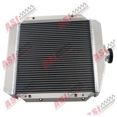 119621-44500 3 Row Full Aluminum Radiator for Yanmar 3TNE74 Diesel Silver ASI