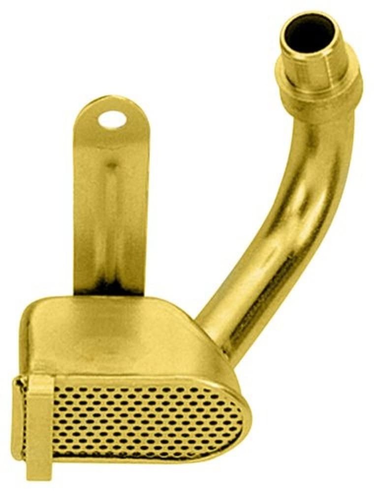Milodon 18300 Gold Zinc Plated Deep Sump Oil Pan Pickup for Big Block Chevy