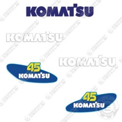 Fits Komatsu 45 Forklift Decal Kit Equipment Decals – 7 YEAR VINYL!