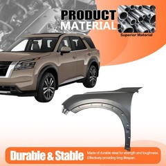 Left Front Fender Aluminium Driver Side Nissan Pathfinder 2022-2024 631016TA0A