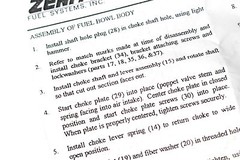 ZENITH Carburetor Kit fits Continental TM27 14271 14271A 14271B TM27 F00221 BZ4