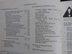 GENUINE ALLIS CHALMERS GLEANER “L2 M2” COMBINE OPERATORS MANUAL NICE SHAPE