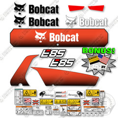 Fits Bobcat E85 Decal Kit Excavator – NEW STYLE! – 7 YEAR OUTDOOR 3M VINYL!