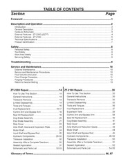 2100 2200 Transaxle Repair Manual Fits Hydro Gear ZT-2100 ZT-2200 EZT 2622